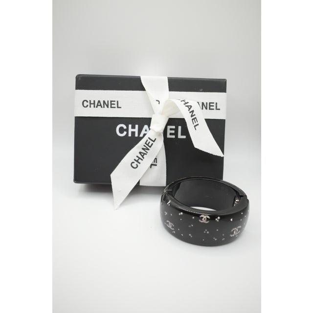 Black Chanel Black Bangle For Sale - Image 8 of 8