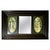 Wood Victorian Triple Wall Mirror and Prints For Sale - Image 7 of 7