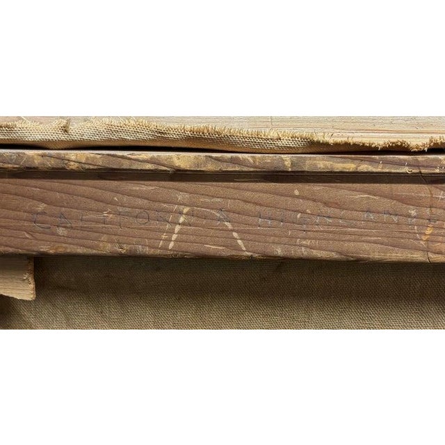 American Impressionist Oil on Canvas Painting "California Highlands" Los Angeles by Charles Smith, 1930 For Sale - Image 16 of 16