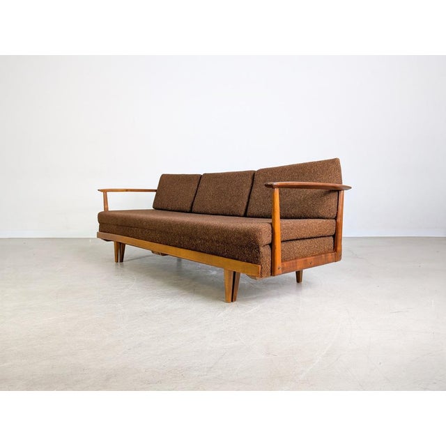 Vintage Sofa in Walnut from Walter Knoll For Sale - Image 4 of 12