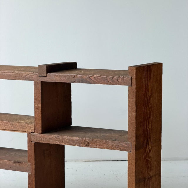 c. 20th Century. USA. Wood shelving, perfect for bookcase or entryway shelving.