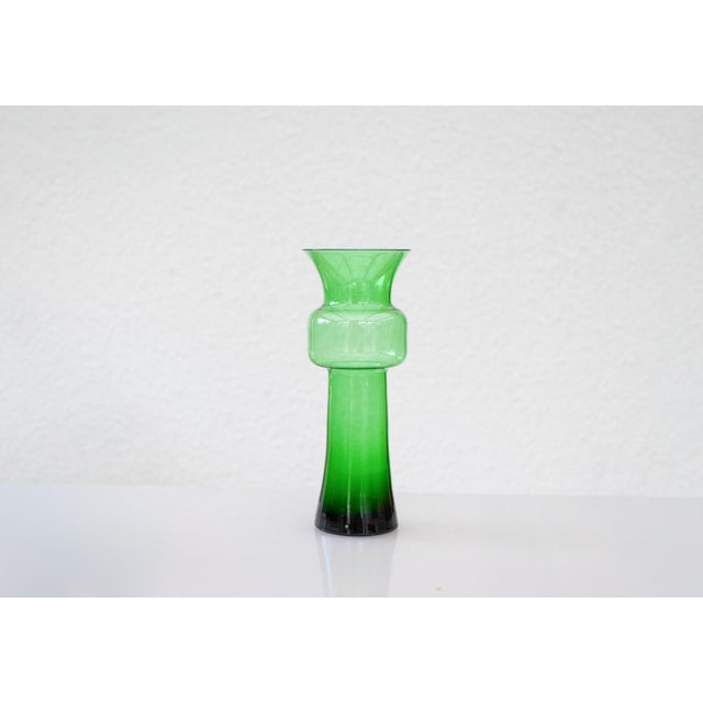 Large Green Tang-Li Vase by Morales Schildt for Kosta For Sale - Image 4 of 17