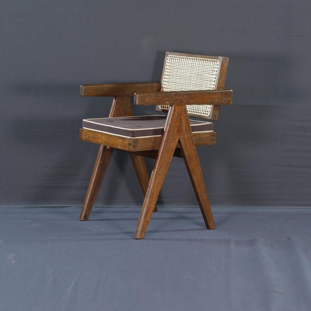 Vintage Chairs by Pierre Jeanneret, 1956, Set of 6 For Sale - Image 4 of 18
