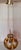 Vintage Hanging Lamp with Brass Frame from Kaiser, 1970s For Sale - Image 4 of 12