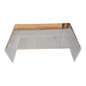 1970s Mid Century Modern Laverne Style Lucite Coffee Table