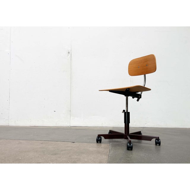 Mid-Century Modern Mid-Century Modern Danish Swivel Architect's Office by Jørgen Rasmussen for Kevi Fritz Hansen, 1960s For Sale - Image 3 of 18