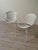 Mid-Century Modern 1950s Maurizio Tempestini for Salterini Petite Radar Wrought Iron Lounge Chairs, a Pair For Sale - Image 3 of 12