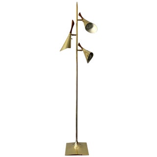 1960s Laurel Floor Lamp With Pivoting Shades For Sale