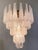 Italian Modern Murano Chandelier with 52 Glass Petals Drop, 1970s For Sale - Image 11 of 13