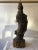 Brown Large 1880s Carved Wood Asian Figural Table Lamp For Sale - Image 8 of 13