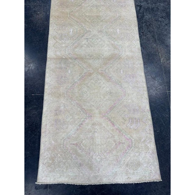 Early 21st Century Turkish Vintage Rug 2'8" x 9'3" For Sale - Image 5 of 7