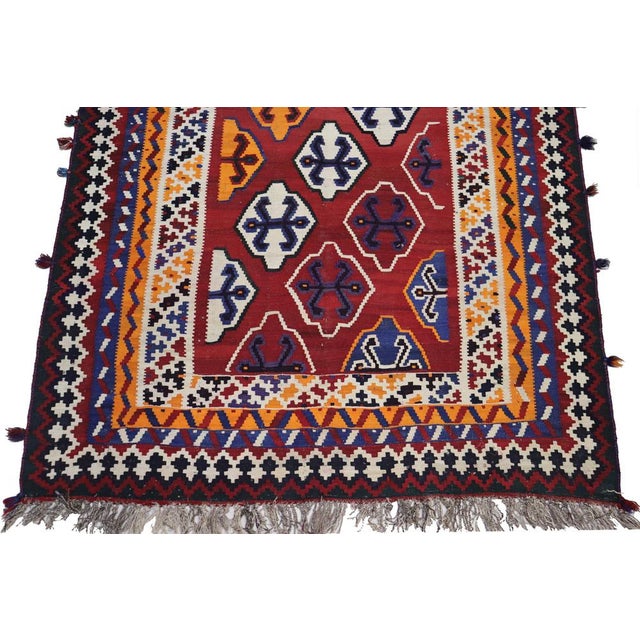 1920s Vintage Qashqari Rug,, 1920s For Sale - Image 5 of 18