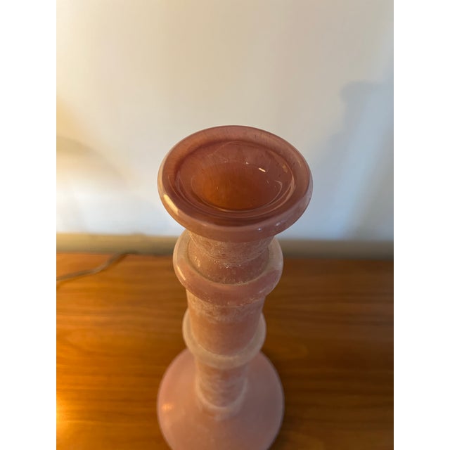 Large Scavo Glass Candleholders by Cenedese For Sale - Image 10 of 10