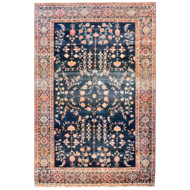 Early 20th Century Sarouk Farahan Rug For Sale In Chicago - Image 6 of 6