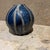 Mid-Century Modern Modernist Studio Art Pottery Blue Vase Vessel Signed For Sale - Image 3 of 11