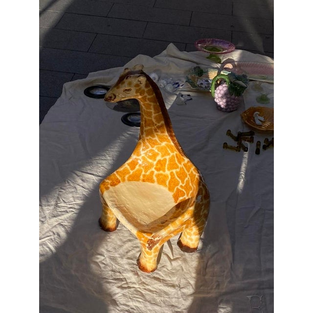 Cardboard Giraffe Child Seat, in Very Good conditions. Designed 1980 to 1989