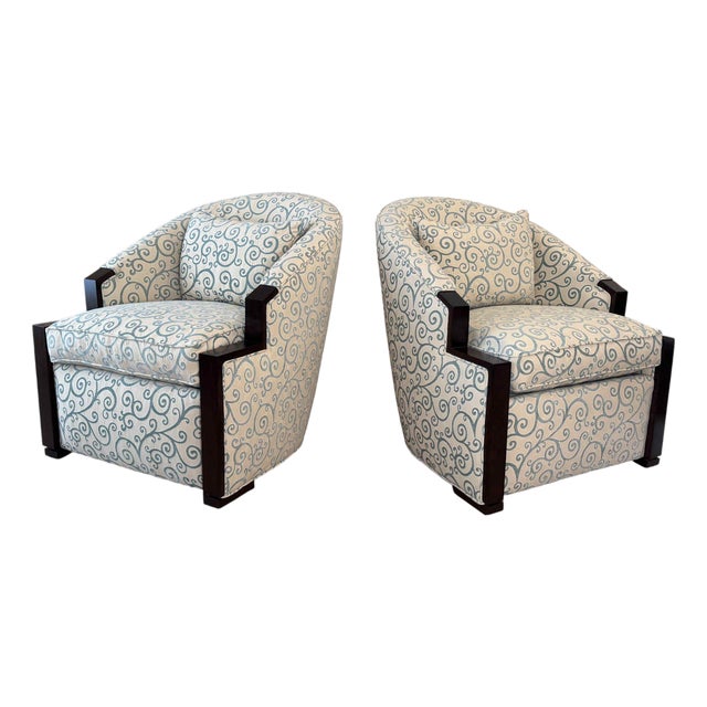 Milo Baughman for Thayer Coggin Studio Mb Lounge Chairs, a Pair For Sale