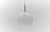 Hollywood Regency Large Ice Glass Ball Pendant Lamp by Doria Leuchten, Germany, 1960s For Sale - Image 3 of 8