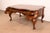 Brown Antique Dutch Louis XV Mahogany Inlaid Marquetry Executive Desk, Circa Late 19th Century For Sale - Image 8 of 14