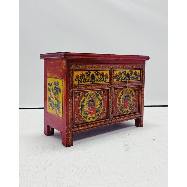 Tibetan Bedside Tables, 1980s, Set of 2 For Sale - Image 12 of 12