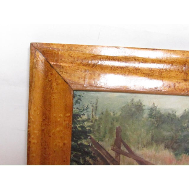 Oil on Board Painting of Pigs, Signed Julia s.g. Porter For Sale - Image 4 of 14