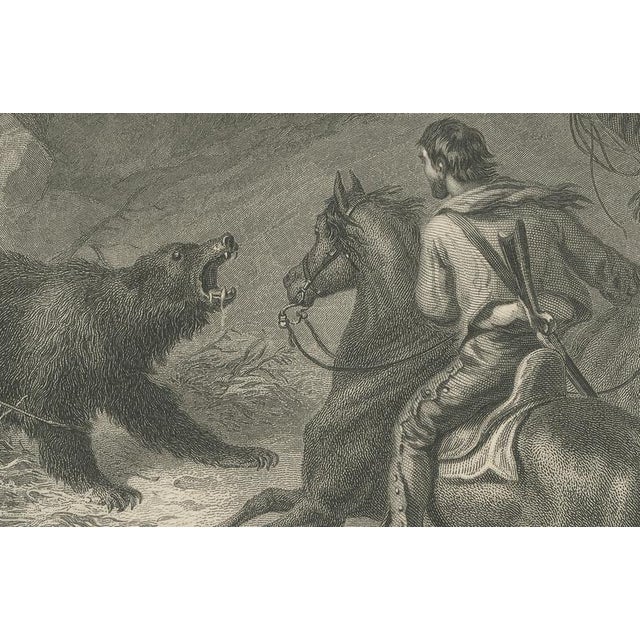 Native Californians Lassoing a Bear, 1873, Paper For Sale - Image 6 of 9