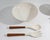 Michael Lax Hyalyn “Capri” for Raymor Salad Bowl and Salad Serving Pieces For Sale In Indianapolis - Image 6 of 7