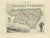 Antique Map of Basses-Pyrénées by Vuillemin, France, 1850 For Sale - Image 3 of 10
