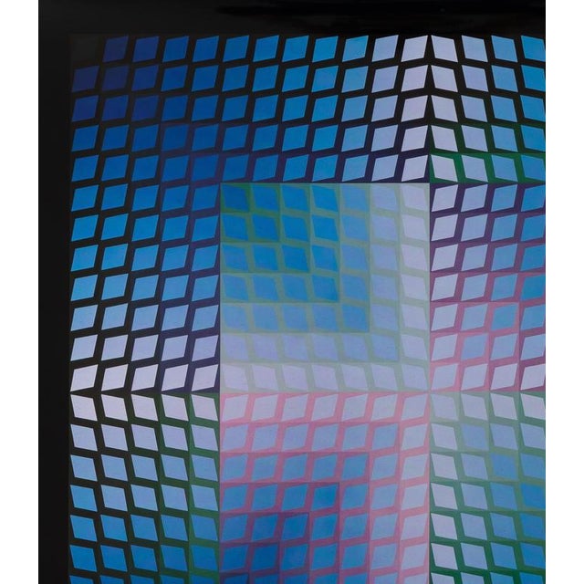 Victor Vasarely, QUASAR PAAL 2, Photogravure For Sale - Image 4 of 5
