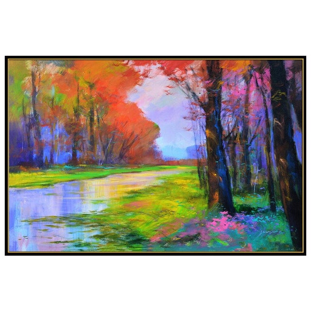 Expressionism Late 20th Century Autumn Mirror, Michael Schofield For Sale - Image 3 of 5