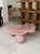 Contemporary Handcrafted Rose Quartz Organic Coffee Table With Sphere Legs | Sculptural Luxury Stone Table For Sale - Image 3 of 8