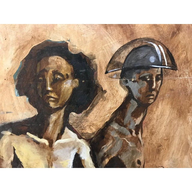 Early 20th Century Antique Surrealist Painting For Sale - Image 11 of 13