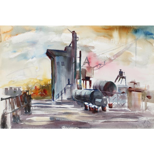 Eve Nethercott's ability to convey the beauty of each location that she paints is apparent in this landscape focusing on...