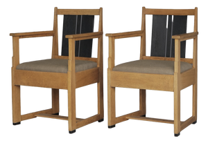 Art Deco Armchairs by Cor Alons for Winterkamp & van Putten, 1920s, Set of 2