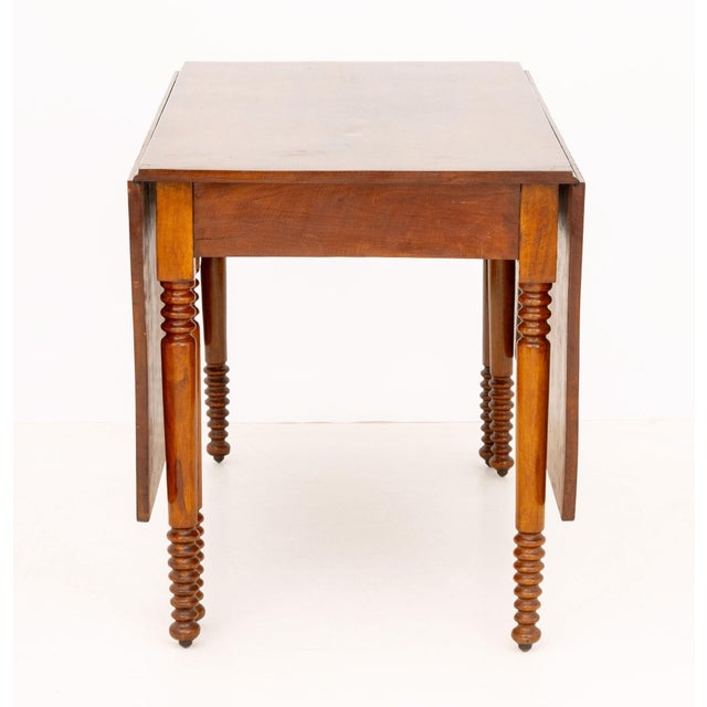 American Maple Drop Leaf Dining Table For Sale - Image 4 of 9