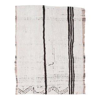 Mini Vintage Hemp Kilim Rug - 1`10″ X 2`6″ For Sale