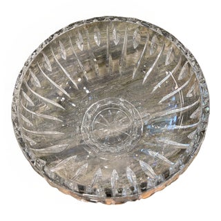 1980s Marquis by Waterford Heavy Hand Cut Crystal Bowl For Sale