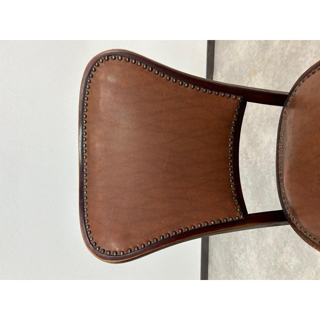 Wood Dining Chairs by Gustav Siegel for J&J Kohn, 1890s, Set of 3 For Sale - Image 7 of 12