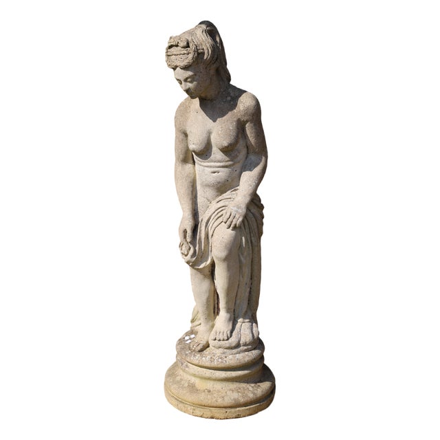 Stone Garden Statue, 1900s For Sale