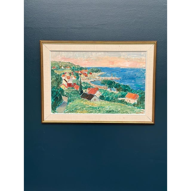 John Hedman, Coastline, 1973, Oil on Panel For Sale - Image 12 of 18