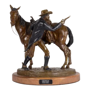 2008 Richard Myer Shootout Bronze Sculpture
