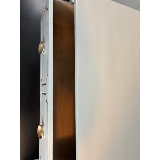 Dorothy Draper Inspired Espana Painted Nightstand Chest For Sale In Chicago - Image 6 of 12