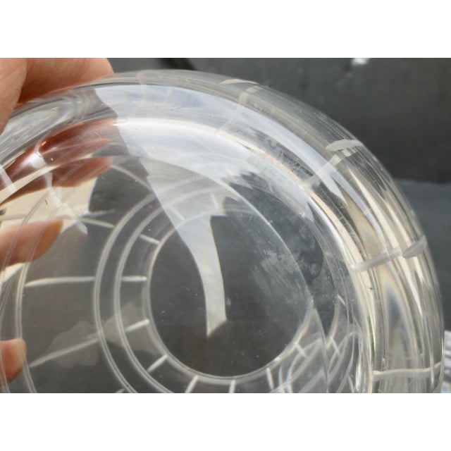 Mid 20th Century Crystal Cookie Jar by Stuart England For Sale - Image 4 of 8