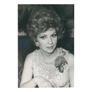 Luigia "Gina" Lollobrigida Portrait, 1950s, Photograph For Sale