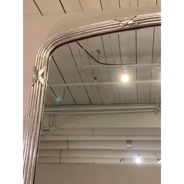 19th Century French Silver Gilt Mirror For Sale - Image 4 of 5