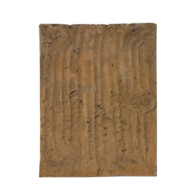 Chinese Chinese Oriental Handmade Clay Tong Lady Theme Plaque Display For Sale - Image 3 of 5