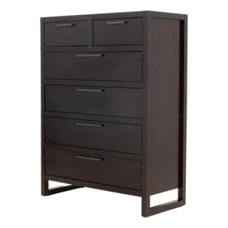 Casana "Tahoe" Ebonized Wood Dresser For Sale