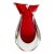 Vintage Murano Style Italian Glass Vase For Sale