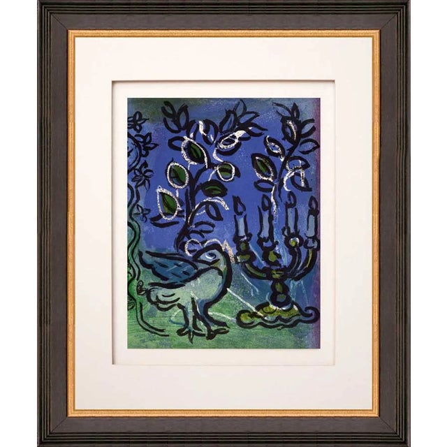 絵画 Chagall MARC CHAGALL 1962 LITHOGRAPH Marc Chagall: Jerusalem Windows 1962, Lion Judah, Original