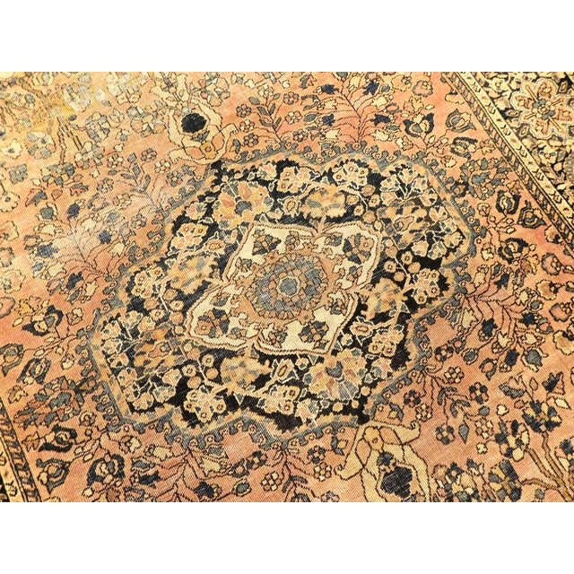 Antique Hand-Knotted Persian Rug. 4'x 7' For Sale - Image 13 of 16